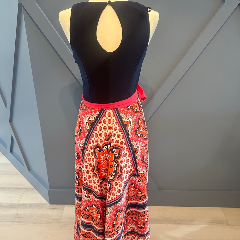 Eliza J Black and Pink Maxi Skirt - Picture 4 of 6